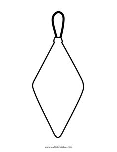 Get creative with this printable Christmas diamond ornament template. Ideal for holiday crafts, coloring activities, and personalized decorations. Perfect for adding a unique touch to your festive projects! Christmas Tree Template