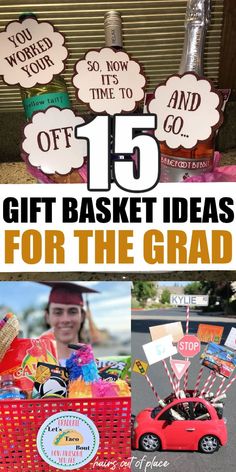 gift basket ideas for the grad