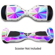 two different types of hovers are shown with the text, scooter not included