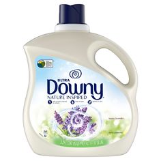 downy liquid with lavender on it