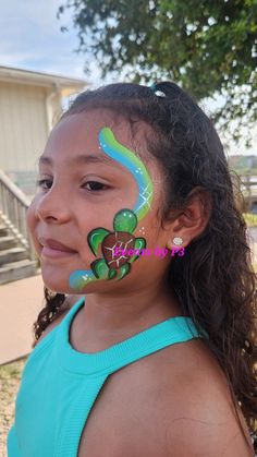 #turtlefacepaint #turtle #facepaint #facepaintingideas #faceart #facepaintbyp3 Fish Face Paint, Turtle Face Paint, Face Paint Easy, Fish Face, Paint Easy, Face Painting Designs, Painting Designs, Facepaint