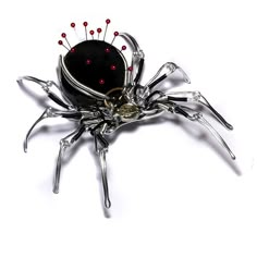 Steampunk Spider, Goth Home Decor, Goth Decor, Goth Home, Gothic Home, Gothic Decor, Gothic House, Gothic Home Decor, Pin Cushion