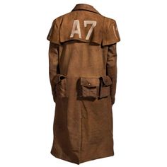 PRICES MAY VARY. Fall New Vegas A7 Coat is brown in color NCR Duster Trench Leather Coat has logo at the back and at sleeves A7 Vegas NCR Ranger Duster Coat has high attention to details A7 Vegas Trench Duster Coat has inner Polyester Lining Vegas A7 NCR Duster Coat can be worn in all seasons Collar is lapel style | New Vegas Duster Coat Costume Vegas A7 Fall Veteran Ranger Duster Trench Leather Coat Costume Fall Out New Vegas A7 Duster Coat is a brown color coat which is manufactured from suede Ncr Veteran Ranger, Desert Ranger, Fallout Birthday, Ncr Ranger, Ranger Cosplay, Fallout Props, Fallout Cosplay, Costume Armour, New Vegas