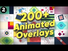 the cover of 200 animated overlays