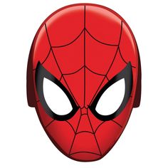 an image of a spider man mask with the number eight on it's face