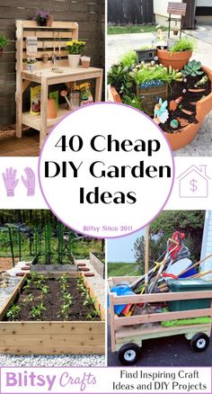 the top 10 cheap diy garden ideas