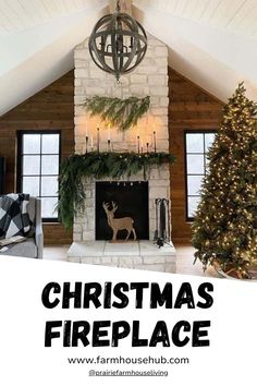 Christmas fireplace decor Living Room Photos, Christmas Fireplace, Home Fireplace, Christmas Mantels, Fireplace Decor, A Fire, Farmhouse Christmas