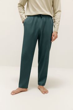 blue men's lounge pants Relaxed Fit Tapered Leg Loungewear Pants, Relaxed Fit Tapered Leg Pants For Loungewear, Relaxed Fit Straight Leg Pants For Relaxation, Relaxed Fit Straight Leg Pants, Relaxed Fit Harem Pants, Leisure Pants With Elastic Waistband And Straight Hem, Comfortable Straight Pants For Relaxation, Relaxed Fit Bottoms With Straight Hem For Lounging, Straight Pants With Elastic Waistband For Relaxation