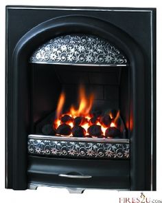 an image of a fire burning in the fireplace