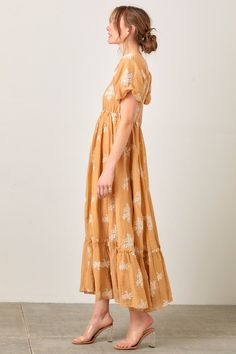 Embroidered Sleeve maxi dress -lined -non-sheer -Lightweight -Fabric content - 80% polyester, 20% tencel -Colors may vary from different viewing devices. Casual Beige Midi Dress With Floral Embroidery, Floor-length Beige Midi Dress For Spring, Modest Floral Embroidered Maxi Dress, Flowy Floor-length Casual Dress, Flowy Casual Floor-length Dress, Modest Summer Floor-length Maxi Dress, Modest Cotton Maxi Dress For Spring, Modest Floor-length Midi Dress For Spring, Casual Floral Embroidered Maxi Dress For Spring