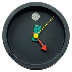 a clock with an arrow pointing to the right on a white background, it appears that there is no time left