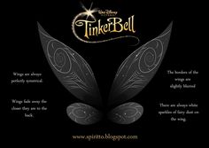 the logo for disney's tinker bell with an image of two butterflies on it