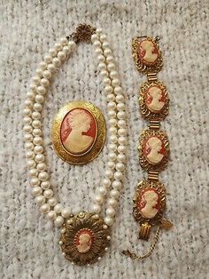 ⭐️signed Miriam Haskell  Demi Parue Pearl And Cameo Necklace/bracelet/brooch.  | eBay Miriam Haskell Jewelry, Miriam Haskell, Antique Jewelry Necklace, Cameo Necklace, Hang Tags, Necklaces Bracelets, Antique Jewelry, Brooch Pin, Vintage Antiques