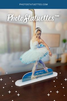 a statue of a ballerina is shown with the caption'photo fauquettes '