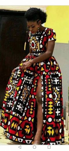 This maxi dress with front opening is perfect for your wedding ceremony and any other special occasions. It can be customized to your exact style and measurements. Printed Maxi Dress For Wedding, Red Ankara Maxi Dress, Ankara Fabric Maxi Dress With Print, Elegant Multicolor Ankara Fabric Maxi Dress, Fitted Ankara Fabric Maxi Dress, Party Floor-length Maxi Dress In Ankara Fabric, Fitted Maxi Dress With Bold Print, Party Ankara Fabric Maxi Dress, Ankara Fabric Maxi Dress For Party