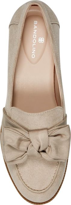 Bandolino Bow Loafer | Nordstrom Stacked Heel, Loafers For Women, Casual Chic, Loafers, Slip On, Nordstrom, Heels, My Style