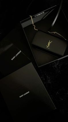 #ysl Black Gold Aesthetic, Ysl Moodboard, Ysl Bag Aesthetic, Ysl Vibes, Ysl Vibes Aesthetic, Ysl Outfits Women, Ysl Products, Ysl Make Up Aesthetic, Ysl Products Aesthetic