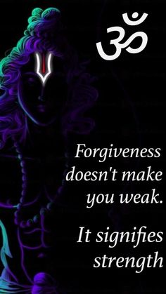 an image of a woman with the words, forgivenness doesn't make you weak it signifies strength