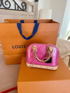 Pink Bags, Cerise Pink, Pink Bag, Louis Vuitton Bag, Luxury Bags, Designer Fashion, Fashion Bags