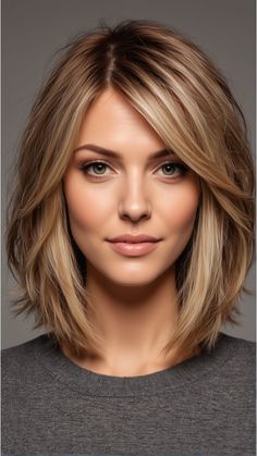 Check more at https://howcandothis.com/hairstyleideas/29322/ Haircuts For Medium Length Hair, Mom Hairstyles, Shoulder Length Hair Cuts, Haircuts For Medium Hair, Medium Hair Cuts, Shoulder Length Hair, 가을 패션, Stylish Hair, Medium Length Hair Cuts