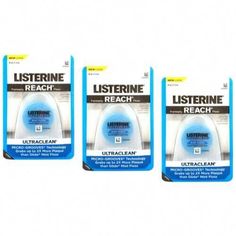 Listerine Ultraclean dental floss stretches and flexes, sliding easily between teeth for hassle-free cleaning. This tough, shred-resistant dental floss uses Micro-Grooves technology to remove plaque keeping your mouth healthy. Listerine Ultraclean, Beauty Newsletter, Mouth Rinse, Oral Care Routine, Back Pain Exercises, Feminine Care, Dental Floss, Sun Care