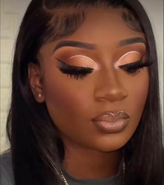 Graduation Makeup For Black Women, Full Face Beat Makeup, Maternity Makeup Ideas Black Women, Cute Black Makeup Looks, Makeup Inspiration Black Women, Birthday Makeup Looks Black Women, Make Up Ideas Black Woman, Wedding Make Up Black Women, Makeup Looks On Black Women