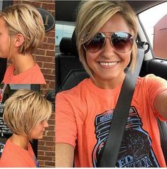 21 LATEST HAIRCUTS FOR WOMEN OVER 50 - valemoods Pixie Bob Color Ideas, Shirt Hair For Round Face For Women, Collar Length Hair With Layers, Haircuts For Double Chin Women, Latest Haircuts, Stronger Hair, Chin Length Hair, Short Hair Trends