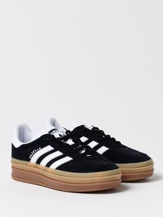 Sneakers ADIDAS ORIGINALS Woman color Black Adidas Originals Sneakers, Basket Noir, Round Toe Sneakers, Adidas Sneakers Women, Baskets Adidas, Adidas Originals Women, Sneakers Adidas, Adidas Sneaker, Casual Sneakers Women