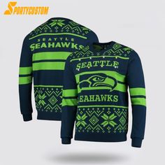 a seattle football sweater with an eagle on it