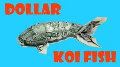 dollar bill in the shape of a fish with words dollar kofish