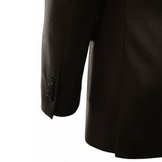 Experience the epitome of sophistication with this Men's Classic Genuine Leather Blazer Coat Jacket in Black. Tailored from 100% genuine sheepskin leather, this blazer is the epitome of luxury, quality and durability. The smooth texture and rich appearance of the black leather elevates the wearer's style to new heights, making it perfect for formal events, dinner parties or any occasion where you want to look your best. Features: 100% genuine sheepskin leather Sleek black color Classic blazer st Luxury Tailored Leather Jacket For Semi-formal Occasions, Luxury Outerwear With Suit Collar And Single Button, Luxury Outerwear With Single Button And Suit Collar, Sleek Brown Business Outerwear, Luxury Single Button Blazer, Luxury Tailored Leather Jacket With Long Sleeves, Tailored Luxury Leather Jacket With Long Sleeves, Sleek Business Suits For Winter, Sleek Black Leather Jacket For Formal Occasions