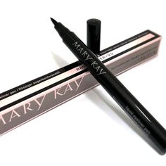 New In Box Mary Kay Liquid Eyeliner Pen Black #095856 .05 Oz Full Size Kay Black, Liquid Eyeliner Pen, Eyeliner Pen, Liquid Eyeliner, Mary Kay, Eyeliner, Pen, Women Accessories, Color