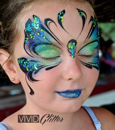 Hallowen Schminke, Butterfly Makeup, Butterfly Face, Face Painting Easy, Face Art Makeup