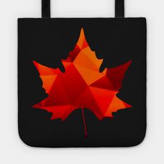 Celebrate your love of Canada with this fantastic fractal Maple Leaf print! -- Choose from our vast selection of tote bags to match with your desired size to make the perfect custom tote. Pick your favorite: Movies, TV Shows, Art, and so much more! Available in Single Sided Print or Double Sided Print in small, medium, and large. Perfect for work, class, the beach, and leisure. Clutch Sewing, Leaf Print, Canada Flag, Custom Tote, Maple Leaf Tattoo, Maple Leaf, Country Flags, Tote Bags, The Beach