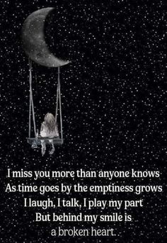 Silent Tears (Grief Support and Grief Quotes) Mom In Heaven Quotes, Silent Tear, Missing My Husband, I Miss My Mom, Healing Hugs, You Are My Moon, Miss Mom