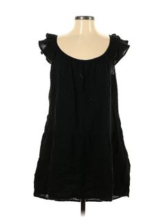 Gap Casual Dress Size: Small Black Dresses - used. 100% COTTON, Ruffles, Short, Sleeveless | Gap Casual Dress: Black Dresses - Used - Size Small Sleeveless Cotton Dress By Gap, Gap Sleeveless Cotton Dress, Sleeveless Mini Dress By Gap, Casual Sleeveless Sundress By Gap, Gap Sleeveless Ruffled Dresses, Spring Black Mini Dress By Gap, Gap Sleeveless Ruffle Dress, Gap Sleeveless Sundress For The Beach, Gap Sleeveless Sundress For Beach