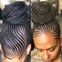 #Braidedcornrowupdo @Ms.©urry✨✨ Big Cornrows Hairstyles, Big Cornrows, Cornrow Updo, Cornrow Updo Hairstyles, Cornrows Hair, Trendy We Fryzurach, Tan Skin Blonde Hair, Braided Hair Styles, Twisted Hair