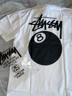 @stussy #tshirt #white #stussy Stussy Top Outfit, Stussy Kiss Shirt, Stussy Tshirt, Stussy T Shirt, Stussy Shirt, Mode Inspo, Dream Clothes, Shirt Outfit, Everyday Outfits