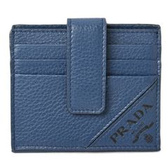 Used Prada Card Case/Business Holder 2mc049 Men's Bi-Fold Vit.Micro Grain Blue (Sku: Gzl11w1i) === General === Brand : Prada Model : 24030201-P === Design === Type : Card Case Gender : Men Color : Blue, Bluette Closure : Snap Fastener === Physical Properties === Size (Hxwxd) : 8.5cm X 10cm / 3.34'' X 3.93'' === Included Items === Accessories : Guarantee Card Accessories Notice : Before Purchasing, Please Refer To The Images Of The Accessories Included With The Item. === Condition === Condition : Classic Blue Card Holder For Business, Designer Blue Card Holder For Everyday, Luxury Blue Leather Card Holder, Classic Blue Business Card Holder, Blue Leather Business Card Holder, Designer Blue Wallets For Business, Designer Blue Business Wallets, Physical Properties, Snap Fasteners