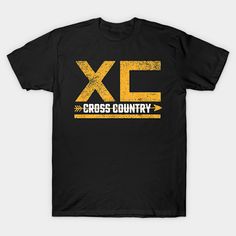 Cross Country Running -- Choose from our vast selection of Crewneck and V-Neck T-Shirts to match with your favorite design to make the perfect graphic T-Shirt. Pick your favorite: Classic, Boxy, Tri-Blend, V-Neck, or Premium. Customize your color! For men and women. Cross Country Shirts Designs, Cross Country Shirts, Sports Track, T Shirt Ideas, Cross Country Running, Country Shirts, School Shirts, Cross Country, Track And Field