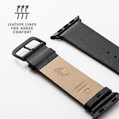 PRESTIGE, a testament to your personal style. 😎  Constructed from premium Saffiano leather, our Prestige watch strap not only looks great, but is also built to last. Stainless steel hardware and subtle logos, elevate the minimalist aesthetic. Let PRESTIGE speak for you.  #business #businesswear #meeting #applewatch #genuineleather Modern Black Watch Wrist Strap, Modern Black Watch With Wrist Strap, Classic Leather Strap Apple Watch Band For Business, Classic Business Apple Watch Band With Leather Strap, Luxury Black Apple Watch Band For Business, Classic Business Apple Watch Bracelet Strap Band, Classic Business Apple Watch Band With Bracelet Strap, Classic Business Apple Watch Bracelet Strap, Modern Black Watch Bands For Business