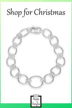 Handmade sterling silver bracelet of oblong links is 7 inches long with a lobster clasp. These chain bracelets fall gracefully around the wrist and hand in sterling silver. SIZE: Length is 7" and Largest link width: 1/2" Modern Oval Link Metal Bracelet, Modern Link Bracelets With Polished Finish, Modern Silver Link Chain Jewelry, Modern Silver Bracelet With Cable Chain, Modern Round Chain Bracelet With Polished Finish, Modern Silver Chain Bracelet With Oval Link, Polished Oval Link Metal Chain Bracelet, Modern Sterling Silver Bracelet With Oval Link, Modern Silver Cable Chain Bracelet