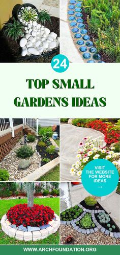 the top small garden ideas to make it look like they have been made from stones