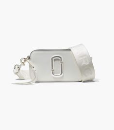 The Snapshot DTM | Marc Jacobs | Official Site Marc Jacobs Snapshot Bag, Classic Crossbody Bag, White Camera, Leather Camera Bag, Pink Crossbody Bag, Photography Accessories, Marc Jacobs Bag, White Ink, Grey Leather