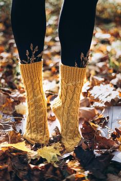 These yellow socks are so comfortable you'll want to wear them all year long.  Our hand knit women wool socks provide a higher quality of craftsmanship, which means you can enjoy them year round, year after year. Never again will you leave the comfort of your warm bed to be awoken by an ice cold floor beneath your feet.  Cuddling up with a blanket in front of the television will no longer be a choice of warm feet or warm shoulders. You'll no longer need a space heater beneath the desk in your fr Cozy Hand Knitted Socks For Fall, Cozy Chunky Knit Socks With Round Toe, Cozy Chunky Knit Socks, Comfortable Yellow Winter Socks, Comfortable Knitted Socks For Fall, Cozy Knitted Socks For Fall, Handmade Cozy Socks For Fall, Handmade Casual Socks For Fall, Womens Wool Socks