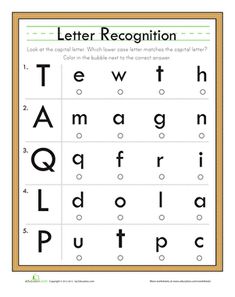 a letter recognition worksheet with the letters q and t on it's side