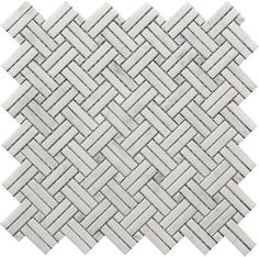 Crossed Basket Weave 12”x12” Marble Mosaic USTMCBWI003 Shower Tile Floor, Kitchen And Living Room Remodel, Marble Basketweave, Pathway Design, Frog Song, 1980s House, Boston House, Element Of Design, Tiles Direct