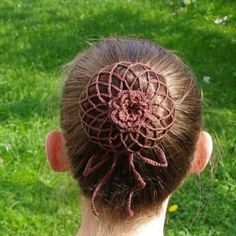 This is a beautiful hand crocheted bun cover. This hairnet has a flower design on the top. Ideal for ballet, ice skating, gymnastics, ballet recital gift, ballet teacher gift, flamenco, all kinds of dances, equestrian show hair, school uniform or jut to put up your hair in an chic way! Made from 100% cotton. S Diameter: 3.5 inches across approx. when fully opened. M Diameter: 5.5 inches across approx. when fully opened L Diameter: 7 inches across approx. when fully opened S This bun cover is for a person with short hair from the shoulders up, or thin hair to the shoulders. M This bun cover is for a person with thin hair down the waist, or not that long but thick hair. L It is perfect for a girl with thick and long hair down the waist. Care: hand wash, lay flat, press towel to get extra wat Ballet Hair Bun, Dance Recital Gift, Ballet Hair, Ballet Hairstyles, Bandeau Au Crochet, Dance Recital Gifts, Hair Accessories Bun, Ballet Recital, Ballet Teacher