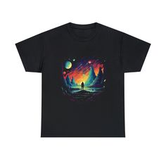 Out Of This World #1 Unisex Heavy Cotton Tee Out Of This World collection is focused on designs from out of our world view, including sci-fi (science fiction) and outer space designs. .: 100% cotton (fiber content may vary for different colors) .: Medium fabric (5.3 oz/yd² (180 g/m .: Classic fit .: Tear-away label .: Runs true to size World View, Out Of This World, Space Design, Outer Space, Our World, Shirt Price, This World, Cotton Fiber, Heavy Cotton