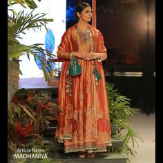 Madhaniya | Designer Wedding Dresses | Fashion Pakistan Week 2021 | Embroidered Dupatta | Zaavaiy Bohemian Anarkali Set With Zari Work For Transitional Season, Transitional Bohemian Anarkali Set With Zari Work, Bohemian Designer Anarkali Set For Festivals, Bohemian Silk Anarkali Set With Traditional Drape, Bohemian Anarkali Set With Resham Embroidery, Festive Silk Bohemian Anarkali Set, Bohemian Designer Wear Kurta In Raw Silk, Bohemian Silk Anarkali Set With Resham Embroidery, Red Bohemian Anarkali Set With Resham Embroidery